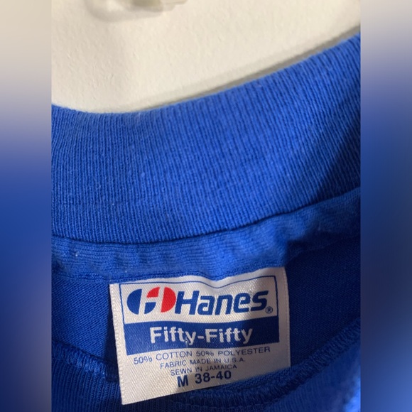 Vintage 1989 Charleston, SC Cooper River Bridge single stitch blue t-shirt EUC - Picture 9 of 9